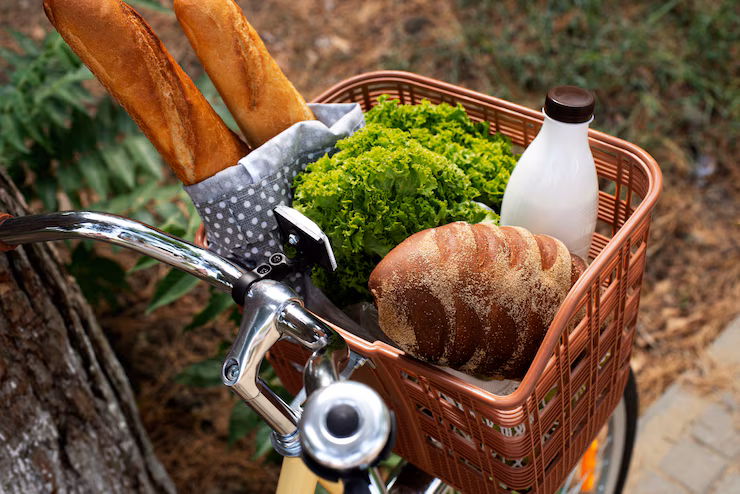 Noleggio bici per itinerari gastronomici nei parchi